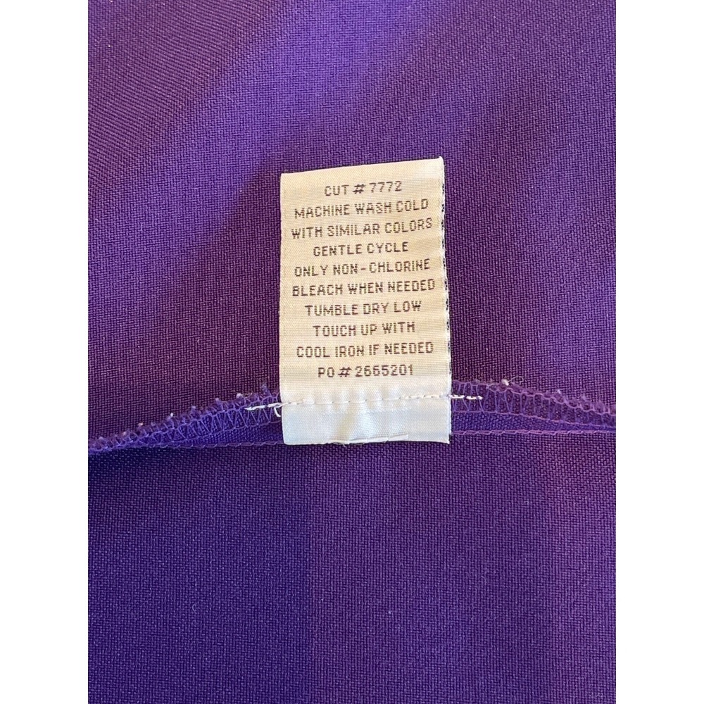 Sara Morgan for Haband Purple Embroidered Open Front Jacket Blazer Womens Medium - Picture 8 of 8